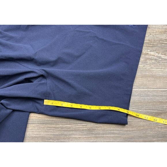 Under Armour Loose Shorts Men's Navy Blue Elastic Waist Drawstring Gym XXL 39/9 - Picture 12 of 12